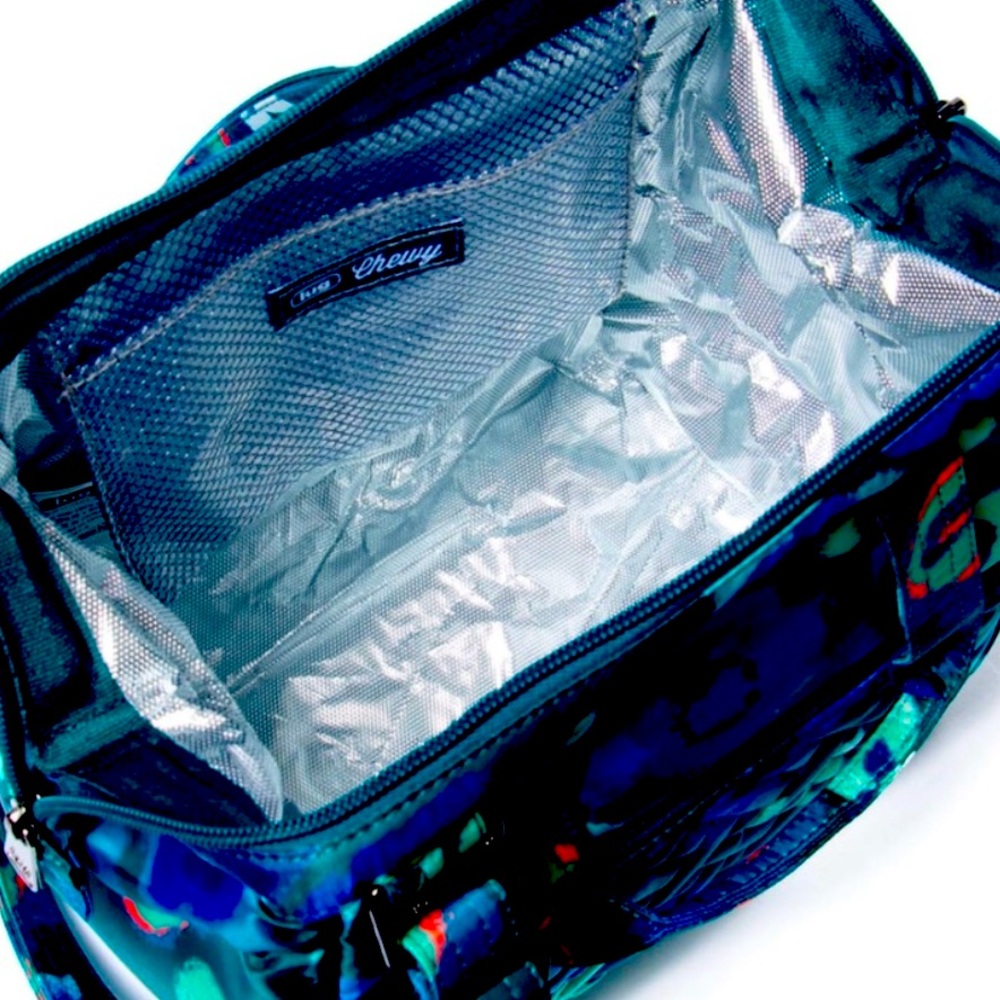 NWT: LUG CHEWY LUNCH TOTE -MYSTIC BLOOM FOREST LOOKS LIKE A HANDBAG NOT … - Picture 7 of 7